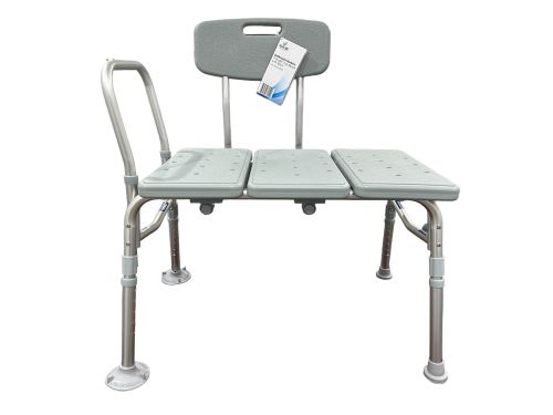 Bathroom Perfect Transfer Bench W/back Blue Jay Each All Care Store