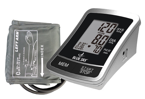 Full Automatic Blood Pressure W/4 Aa Blue Jay Brand All Care Store