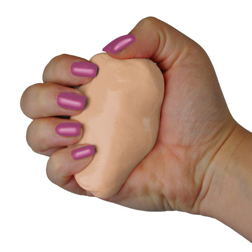 Squeeze 4 Strength 2oz Md Soft Hand Therapy Putty Dark Beige   All Care Store