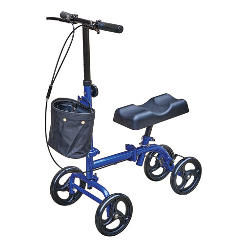 Keep Me Moving Steerable Folding Knee Scooter   Bluejay   All Care Store