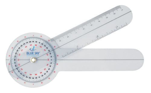 Take A Range Check Plastic 6  Goniometer 360 Deg   All Care Store