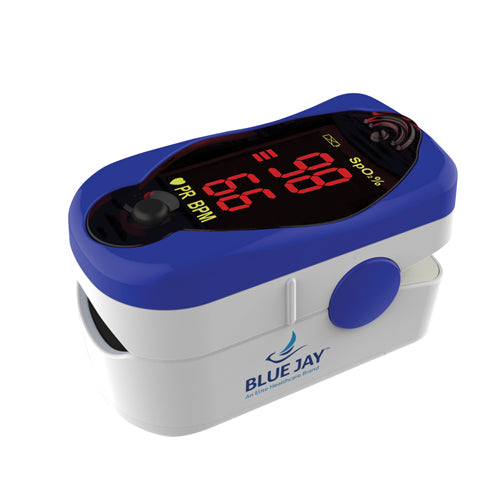 Comfort Finger Tip Pulse Oximeter Blue Jay Brand All Care Store
