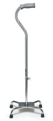 Lumex Silver Collection Quad Cane-low Prof-alum Sm Base(ea) - All Care Store