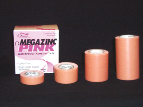 Megazinc Pink Tape 1  X 5 Yd   All Care Store