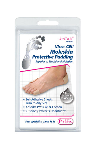 Visco Gel Moleskin 2 Per Pack 2 1/2 X 3 All Care Store