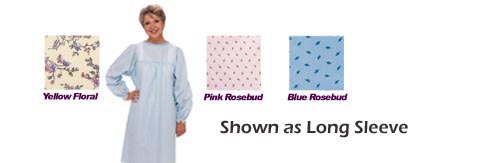Ladylace Reusable Gown Pink Rosebud Short Sleeves All Care Store
