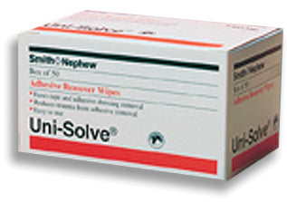 Uni solve Adhesive Remover Wipes  Bx/50   All Care Store