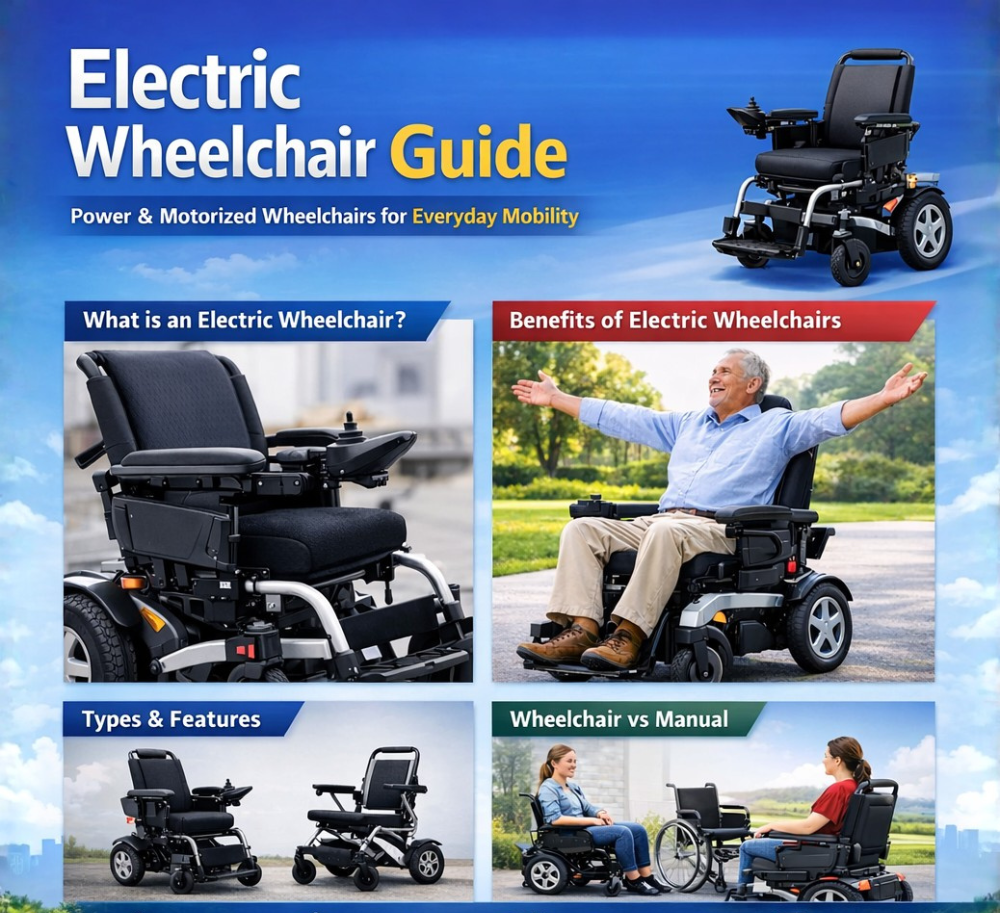 Elec‌tri⁠c Wheelchair Guide: Power &⁠ Motorised Wheelchairs for Ever‌yday Mo‌bility