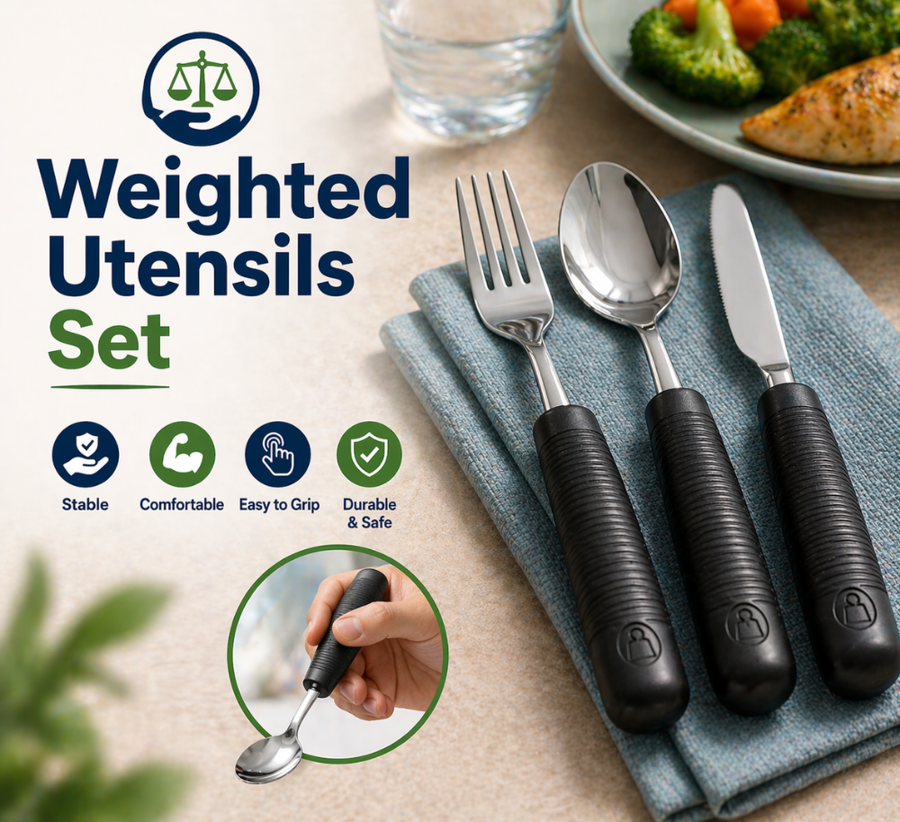 All Care Store - Weighted Utensils Set