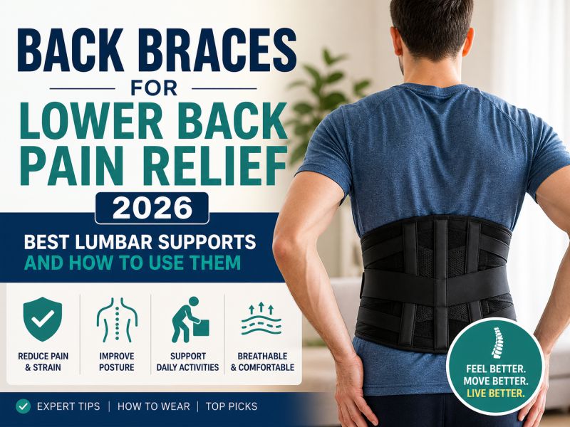 Back Braces for Lower Back Pain Relief 2026: Best Lumbar Supports and How to Use Them