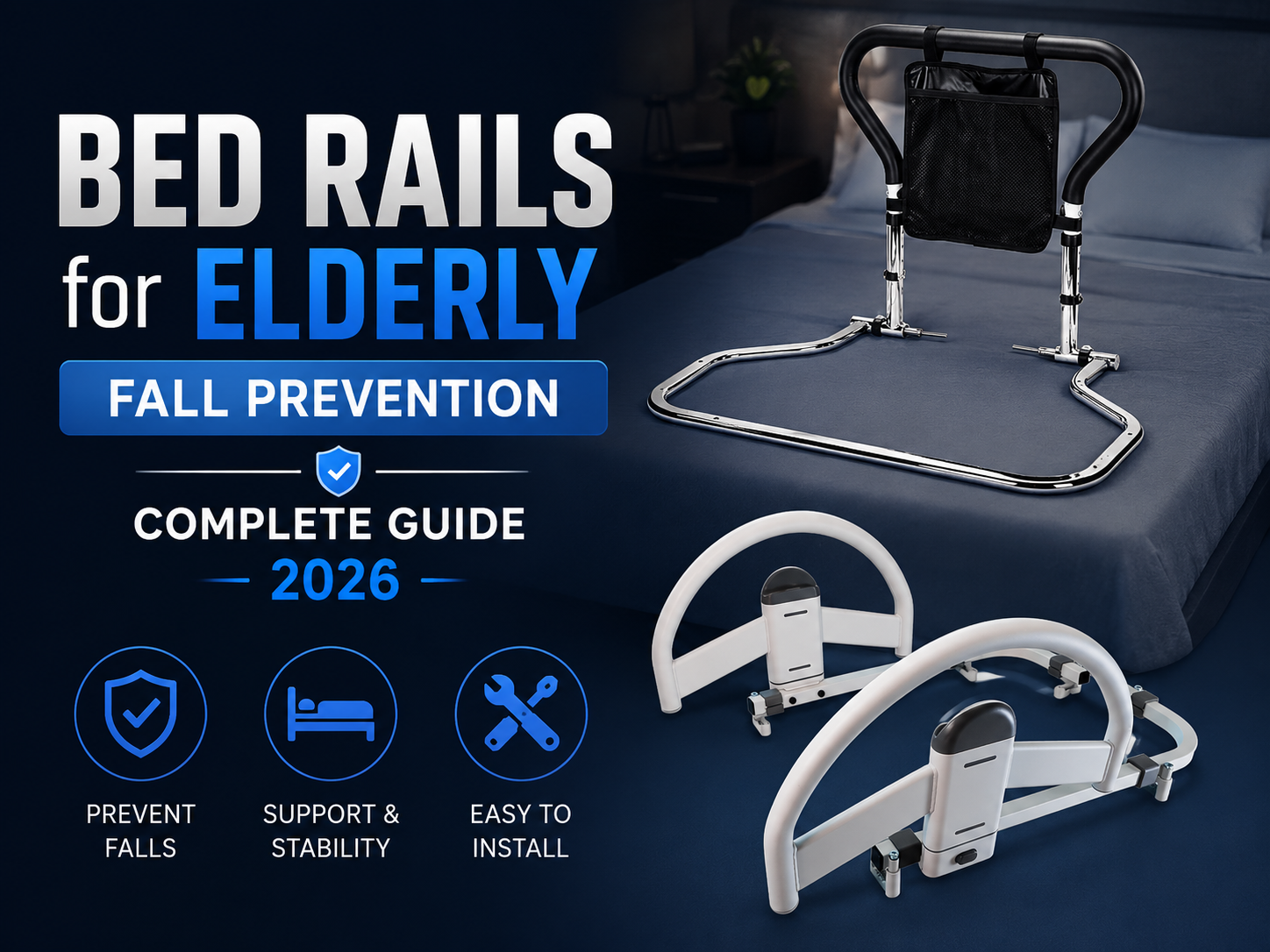 Bed Rails for Elderly Fall Prevention: Complete Guide 2026