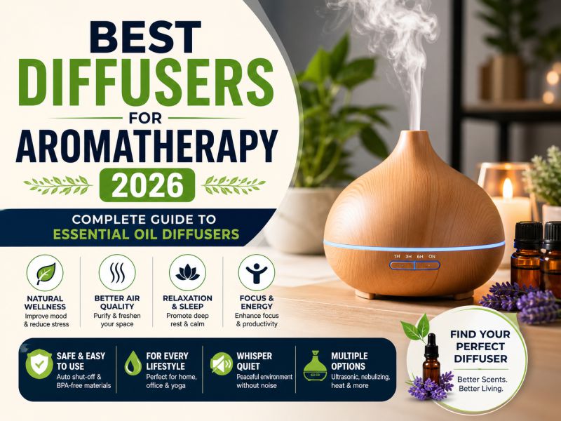 Best Diffusers for Aromatherapy 2026: Complete Guide to Essential Oil Diffusers