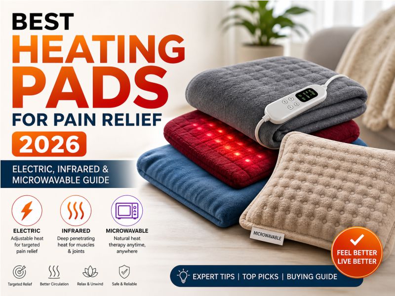 Best Heating Pads for Pain Relief 2026: Electric, Infrared & Microwavable Guide