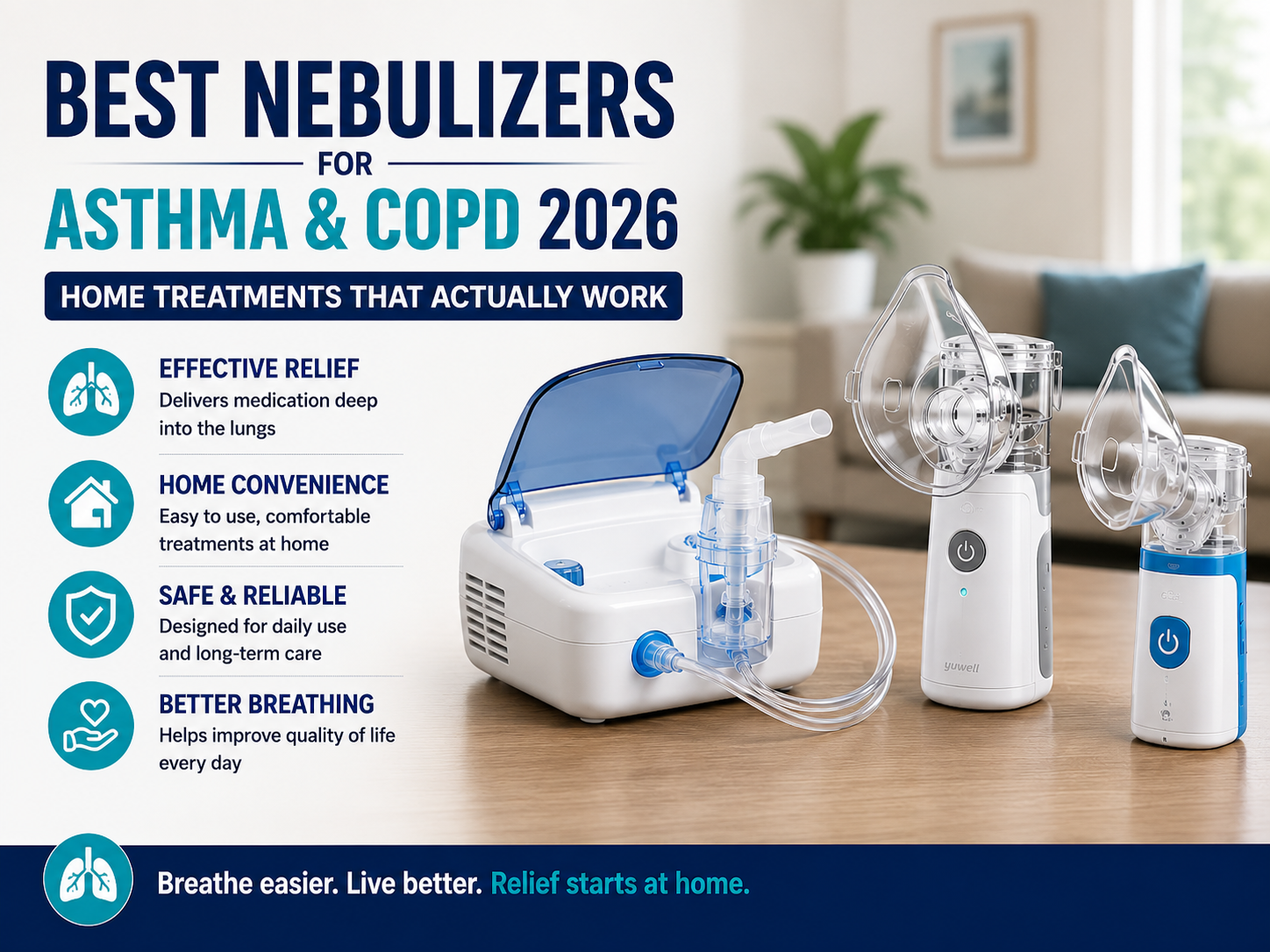 Best Nebulizers for Asthma and COPD 2026