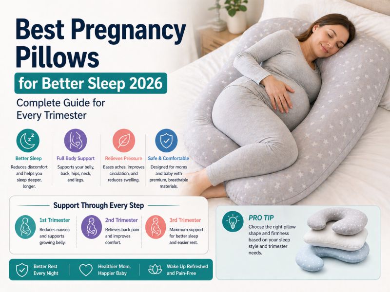 Best Pregnancy Pillows for Better Sleep 2026: Complete Guide for Every Trimester
