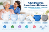 Adult Diapers and Incontinence Underwear: How to Choose the Right Protection