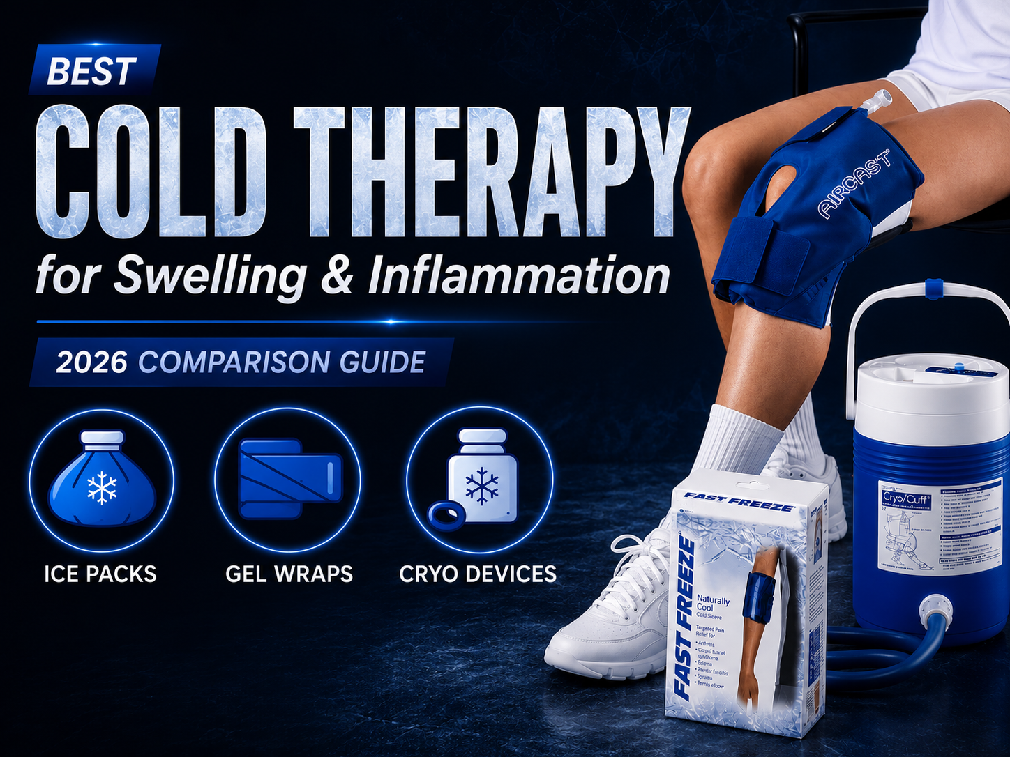 Best Cold Therapy for Swelling and Inflammation 2026: Ice Packs, Gel Wraps, and Cryo Devices Compared