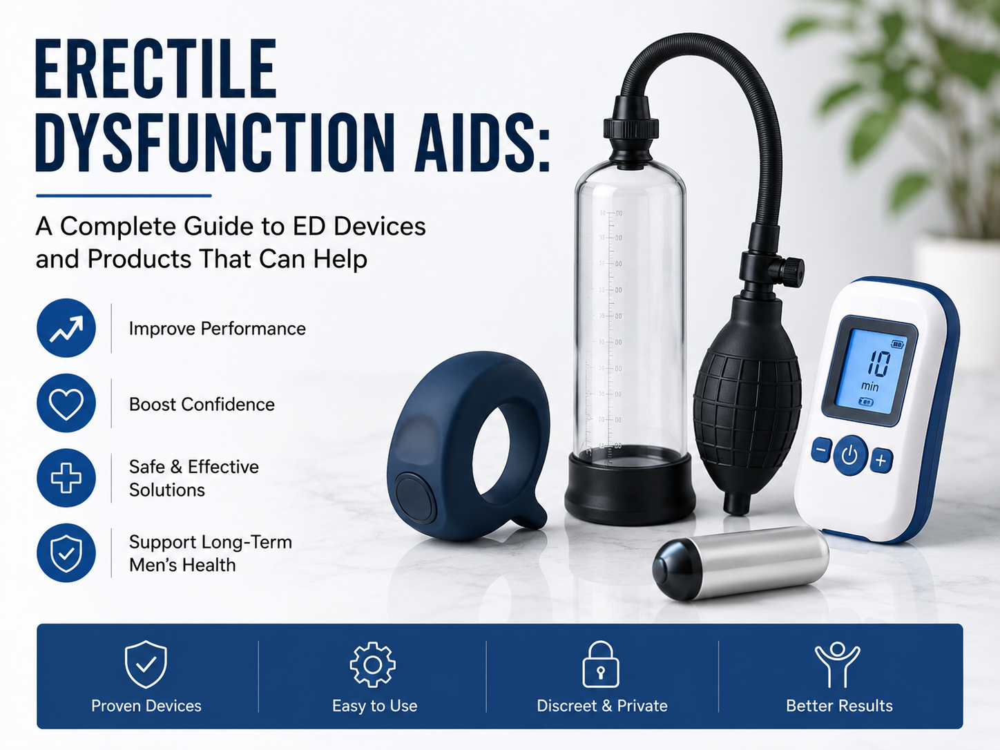 Erectile Dysfunction Aids: A Complete Guide to ED Devices and Products That Can Help