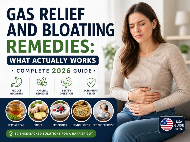 Gas Relief and Bloating Remedies: What Actually Works — Complete 2026 Guide