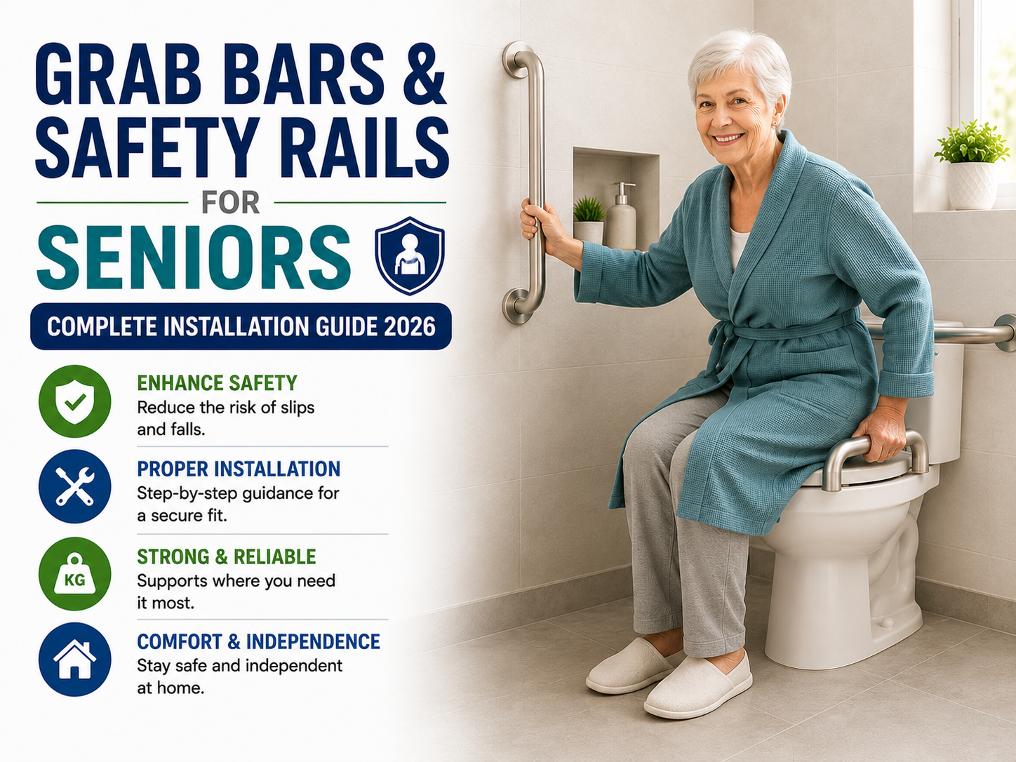 Grab Bars and Safety Rails for Seniors