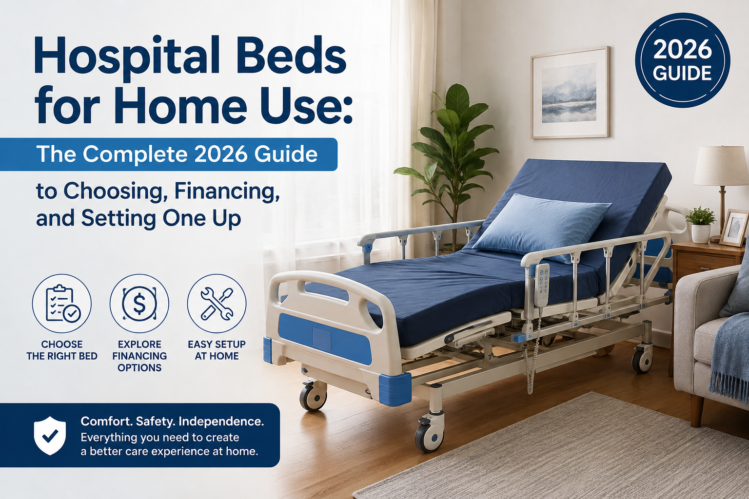 Hospital Beds for Home Use: The Complete 2026 Guide to Choosing, Financing, and Setting One Up