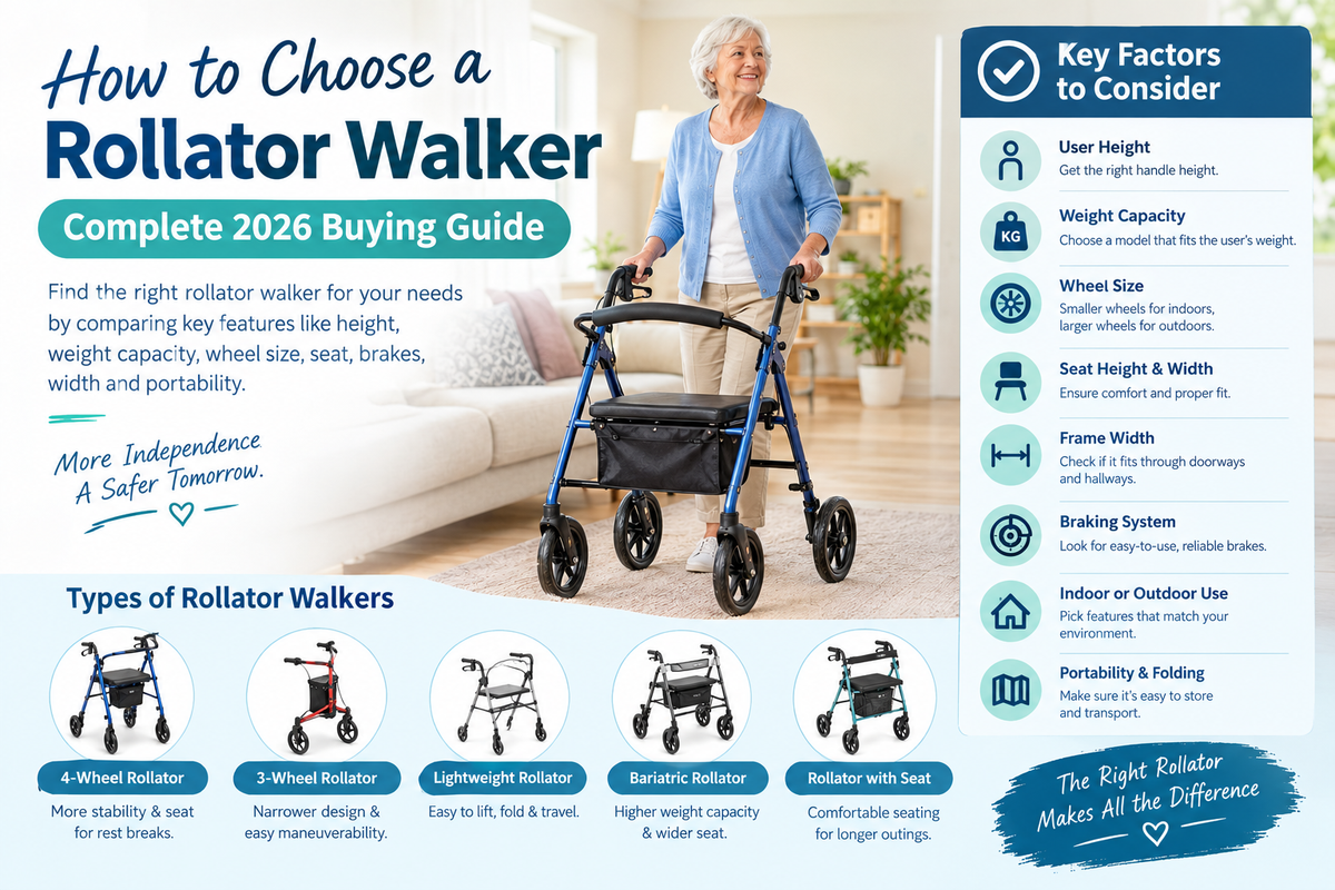 How to choose a rollator-Walker