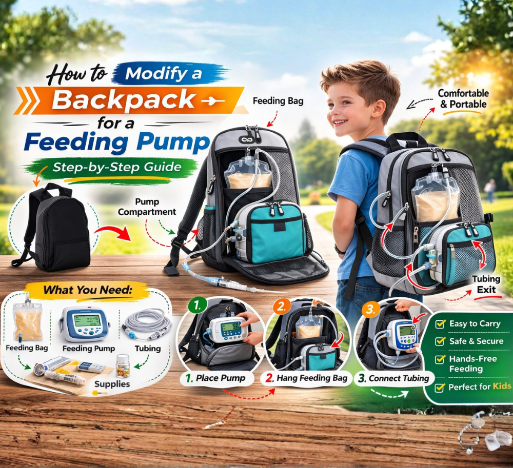 How to Modify a Backpack for a Feeding Pump: Step-by-Step Guide