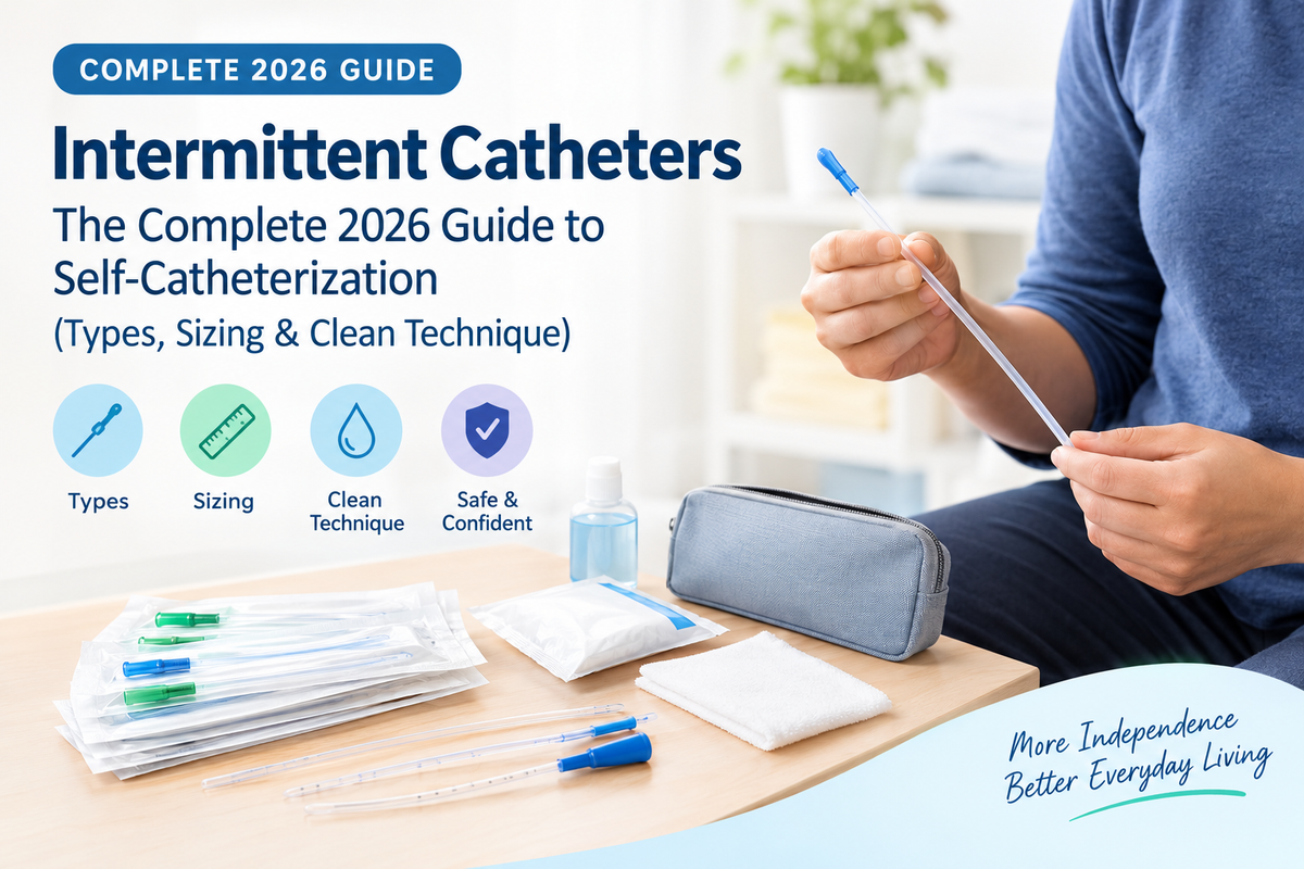 Intermittent Catheters: The Complete 2026 Guide to Self-Catheterization (Types, Sizing & Clean Technique)