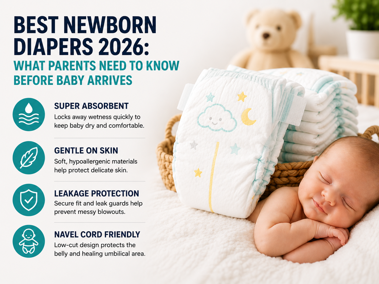 Best Newborn Diapers 2026: What Parents Need to Know Before Baby Arrives