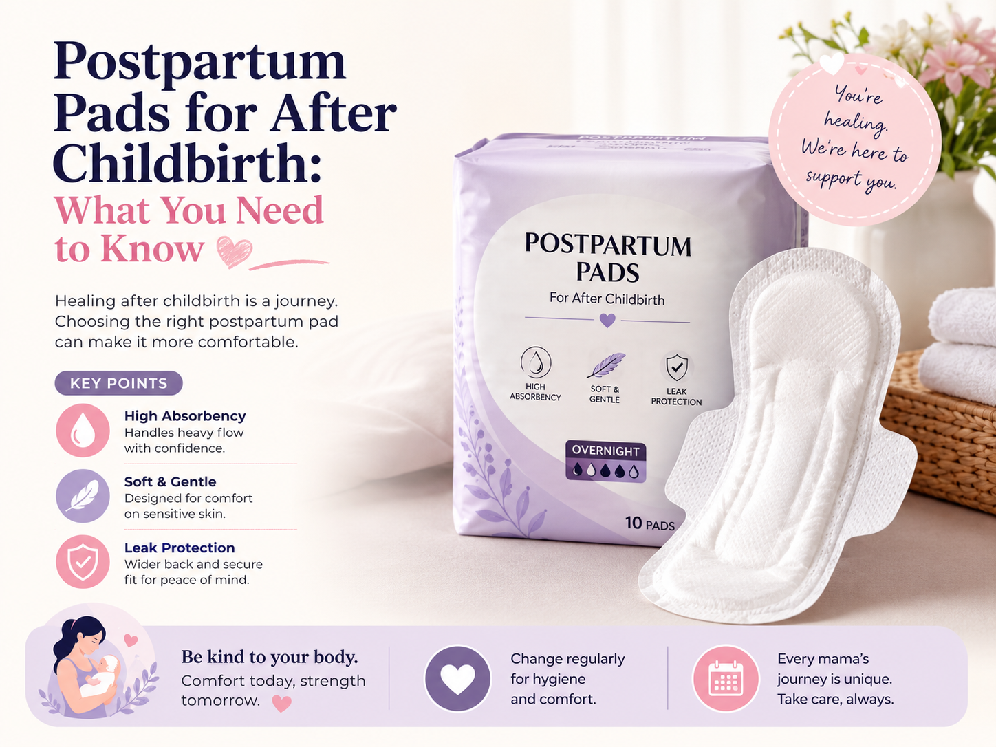Postpartum Pads for After Childbirth: What You Need to Know