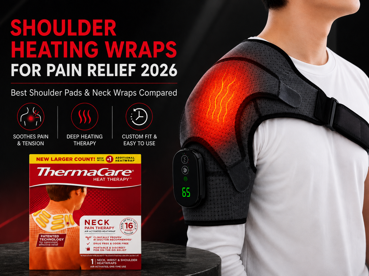 Shoulder Heating Wraps for Pain Relief 2026: Best Shoulder Pads and Neck Wraps Compared
