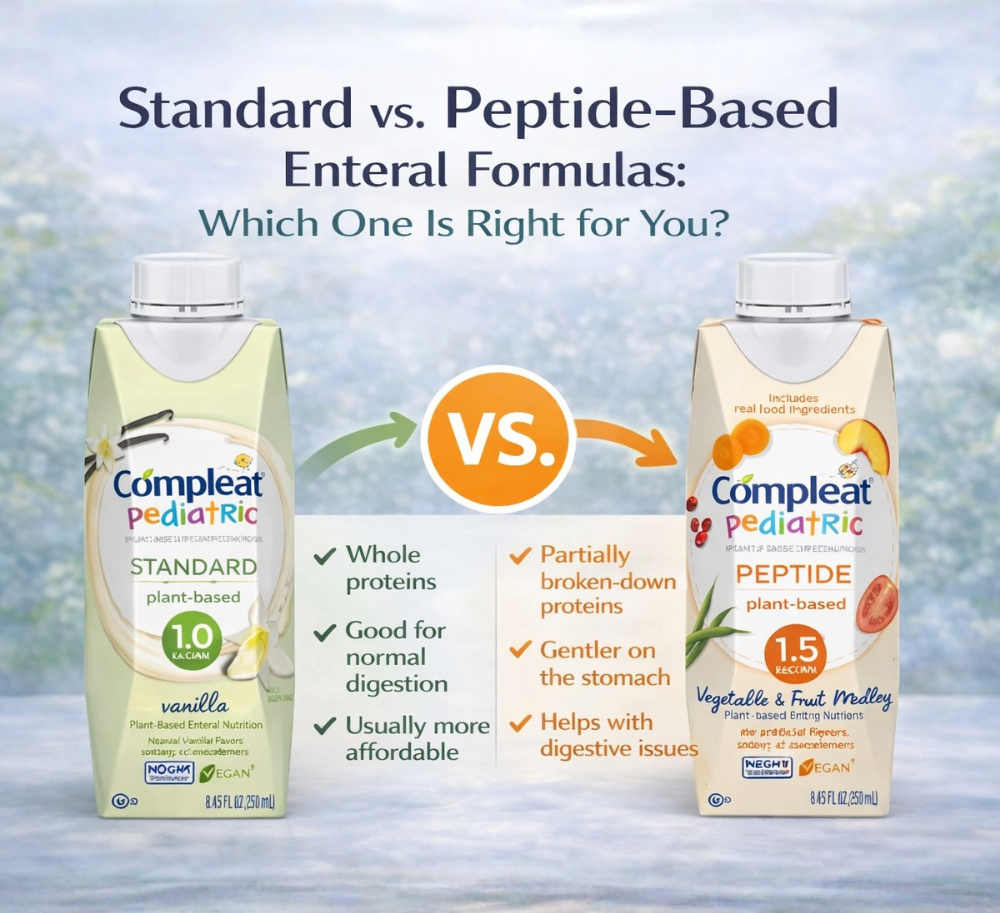 Standard vs. Peptide-Based Enteral Formulas: Which One Is Right for You?