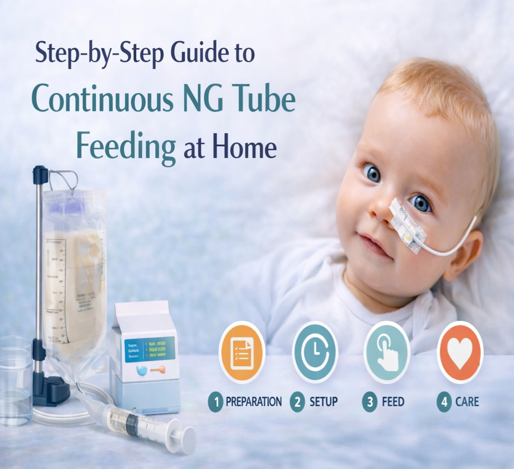 Step-by-Step Guide to Continuous NG Tube Feeding at Home
