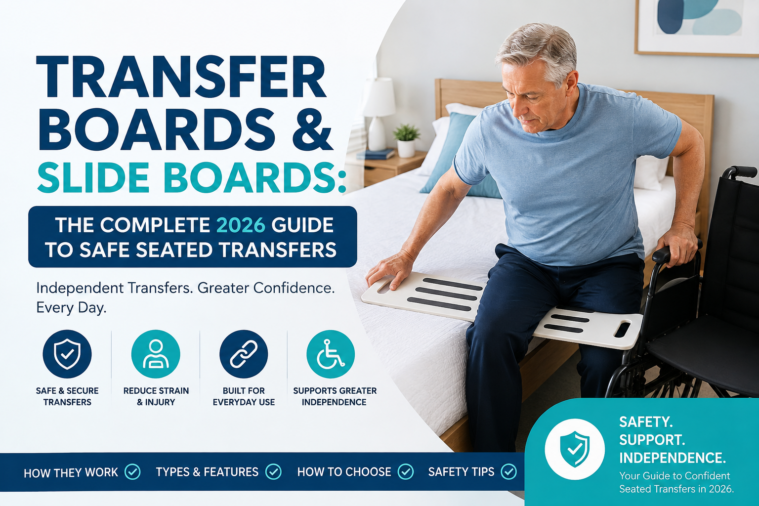 Transfer Boards & Slide Boards: The Complete 2026 Guide to Safe Seated Transfers