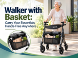 Walker with Basket: Carry Your Essentials Hands-Free Anywhere