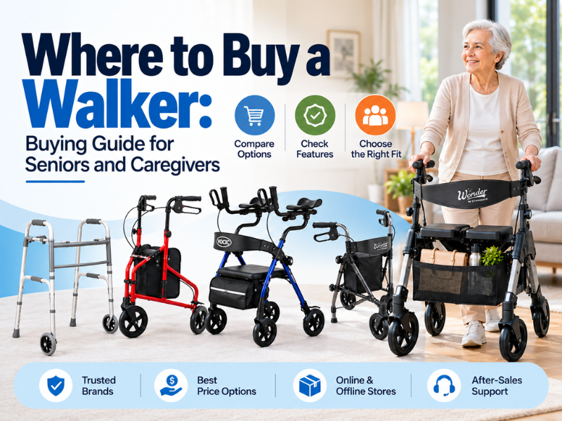 Where to Buy a Walker: Buying Guide for Seniors and Caregivers