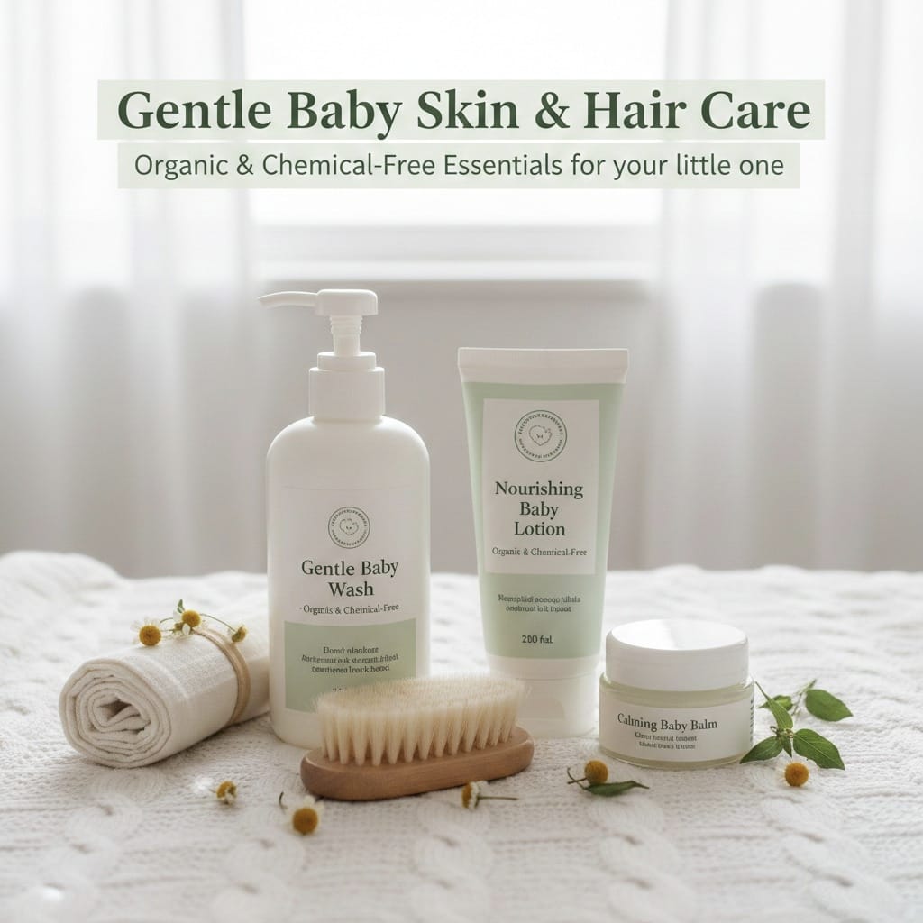 Gent‌l⁠e B‍aby S⁠kin & Hair Care – Or‌ganic & Chemical Free Essentials