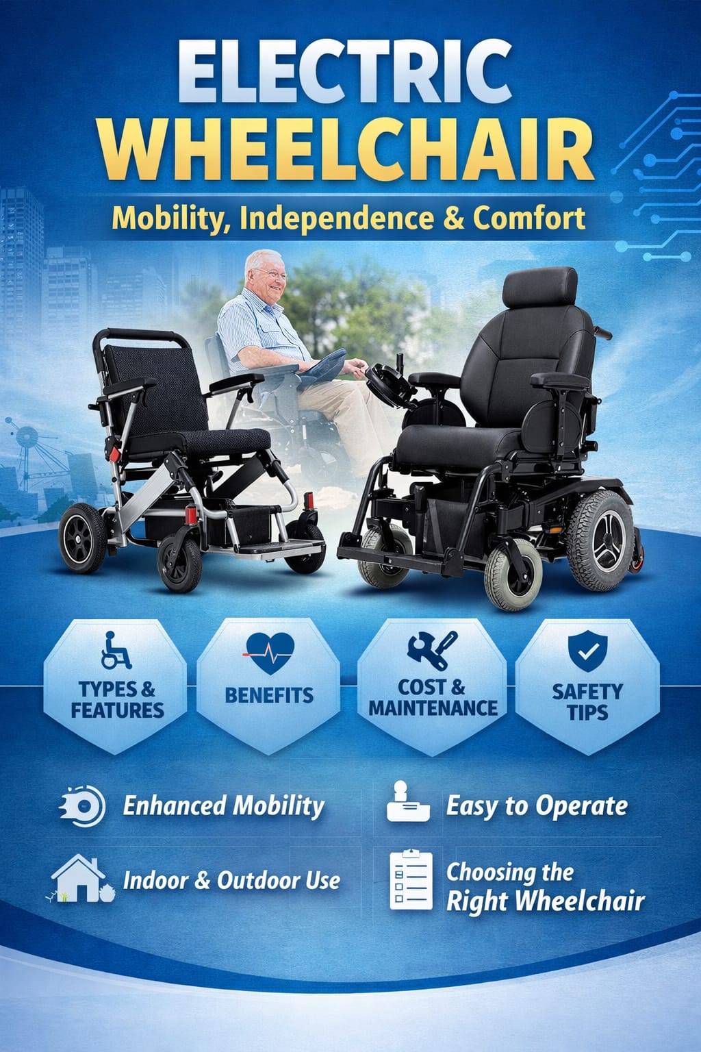 Elec‍tric Wheelchair: The Complete Guide to Mobility, Indepe⁠nden‌c‍e, and Modern Comfort