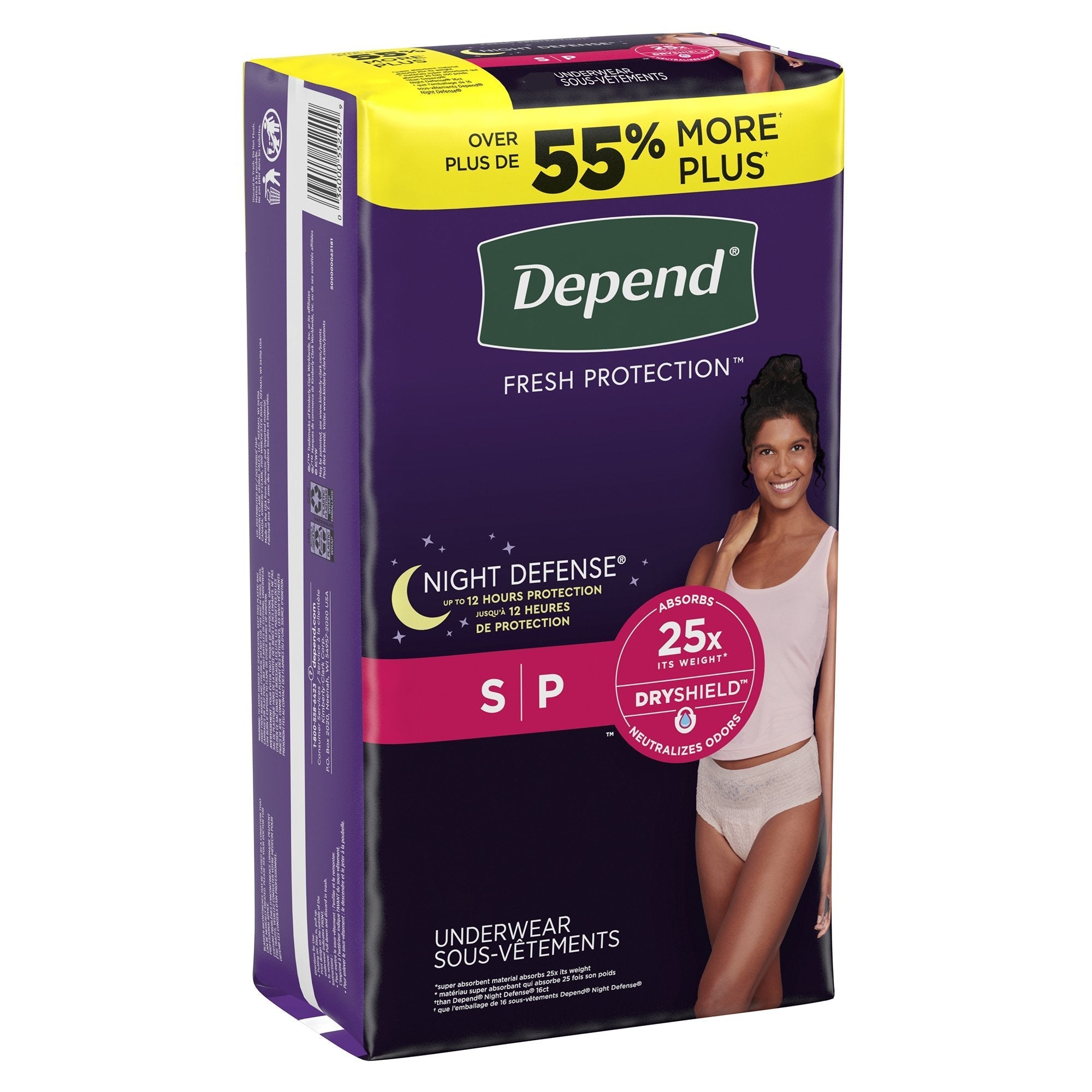 Overnight adult diapers for better sleep — shop Depend Night Defense at AllCare Store