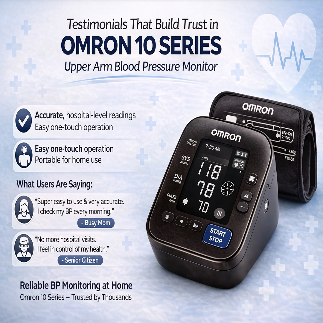 Testimonials That Build Trust In Omron 10 Series Upper Arm BP Monitor