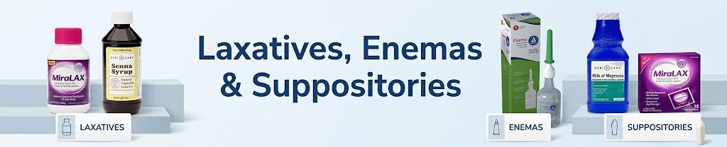 Laxatives, Enemas & Suppositories