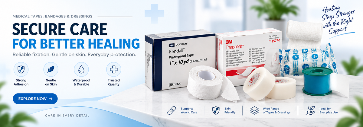 Medical adhesive tape roll