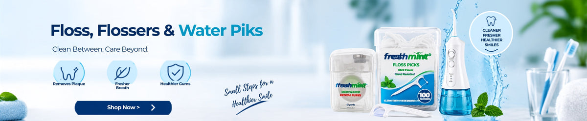 Floss, Flossers, & Water Piks - Allcarestore 