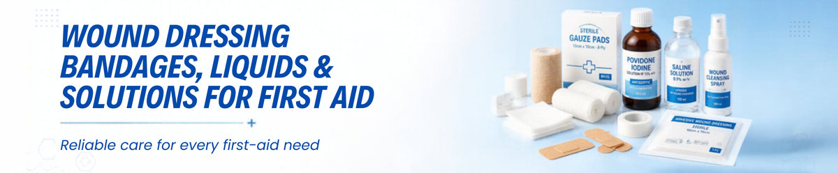 Wound Dressing Bandages, Liquids & Solutions for First Aid - Allcarestore