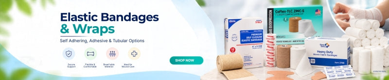 Elastic Bandages & Wraps - Self Adhering, Adhesive & Tubular Options