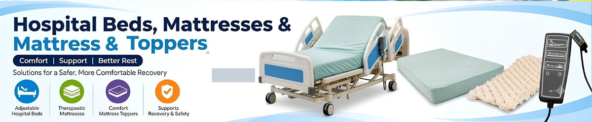 Hospital Beds, Mattresses & Mattress Toppers