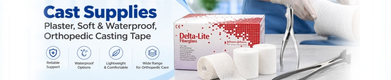 Cast Supplies - Plaster, Soft & Waterproof, Orthopedic Casting Tape