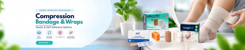 Compression Bandage & Wraps - Elastic & Self Adhesive Options