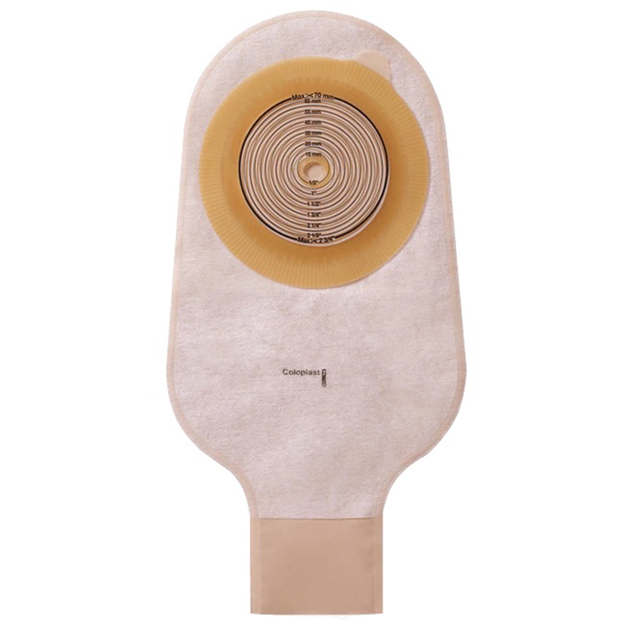 Ostomy Pouch Assura One-Piece System 11-1/4 Inch Length Trim To Fit 10 to 70 mm Stoma Drainable