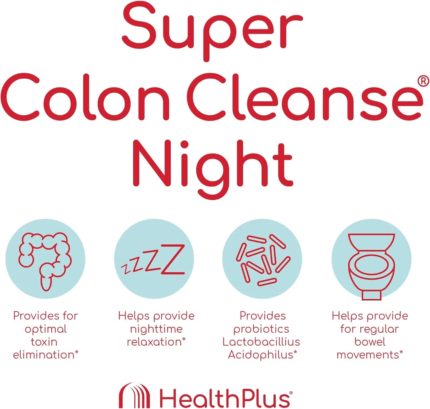 Super Colon Cleanse Night Formula, 60 Capsules, 30 Servings